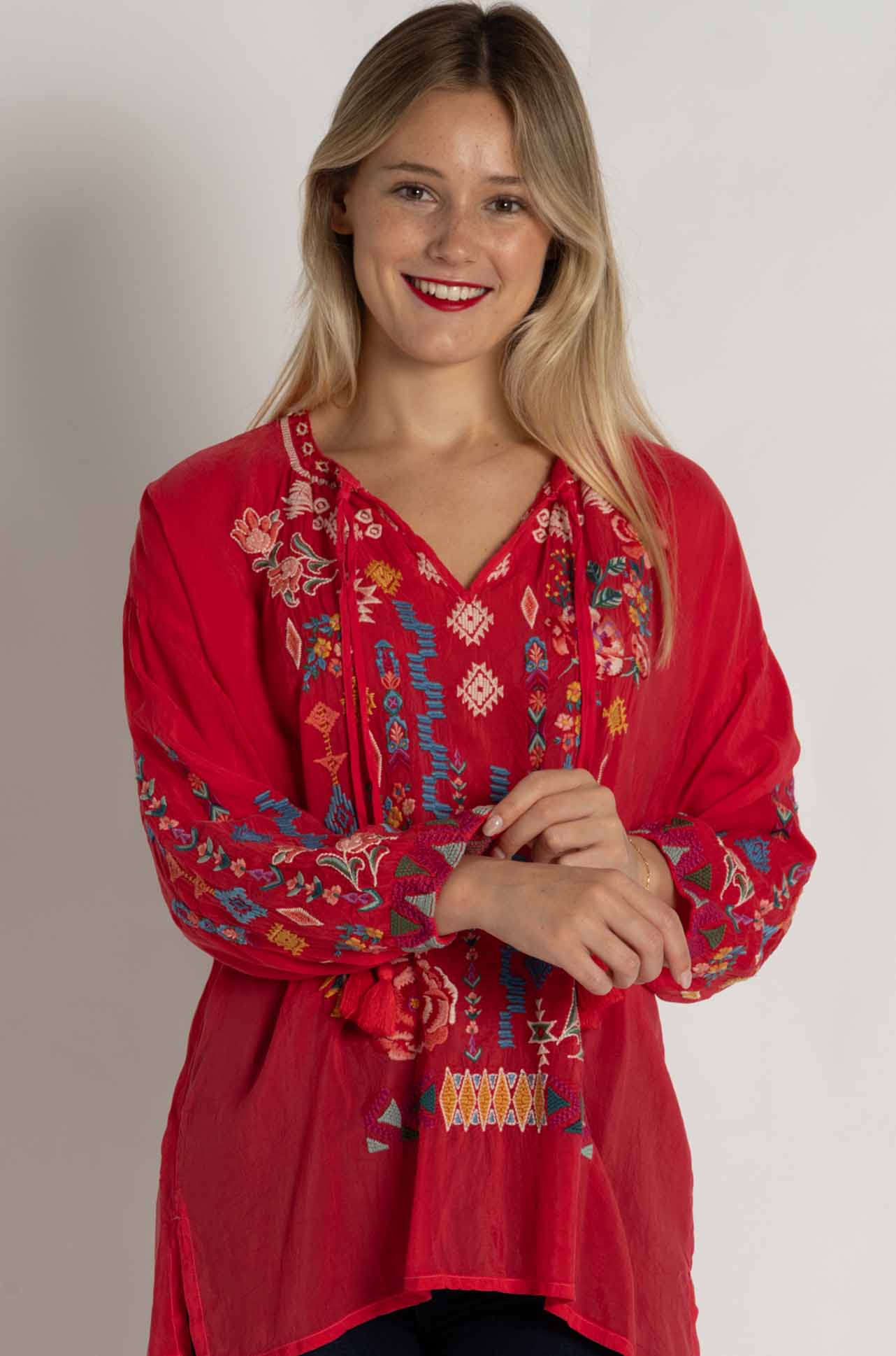 Johnny Was | The Sarah Blouse | Ski Patrol