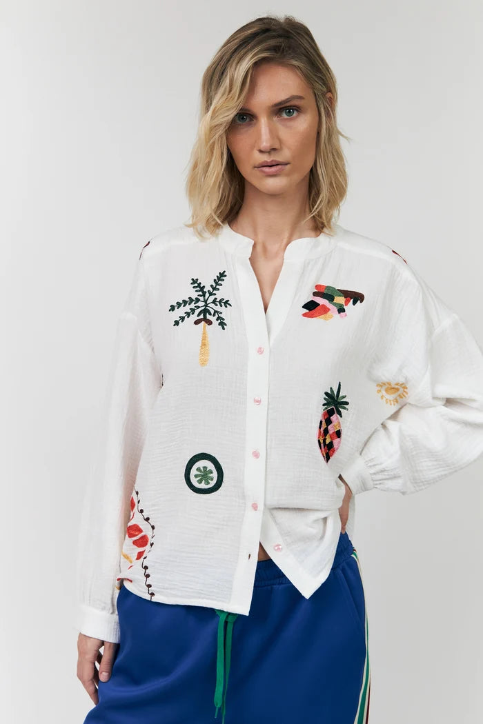Lolly's Laundry - Scottie Shirt - Creme