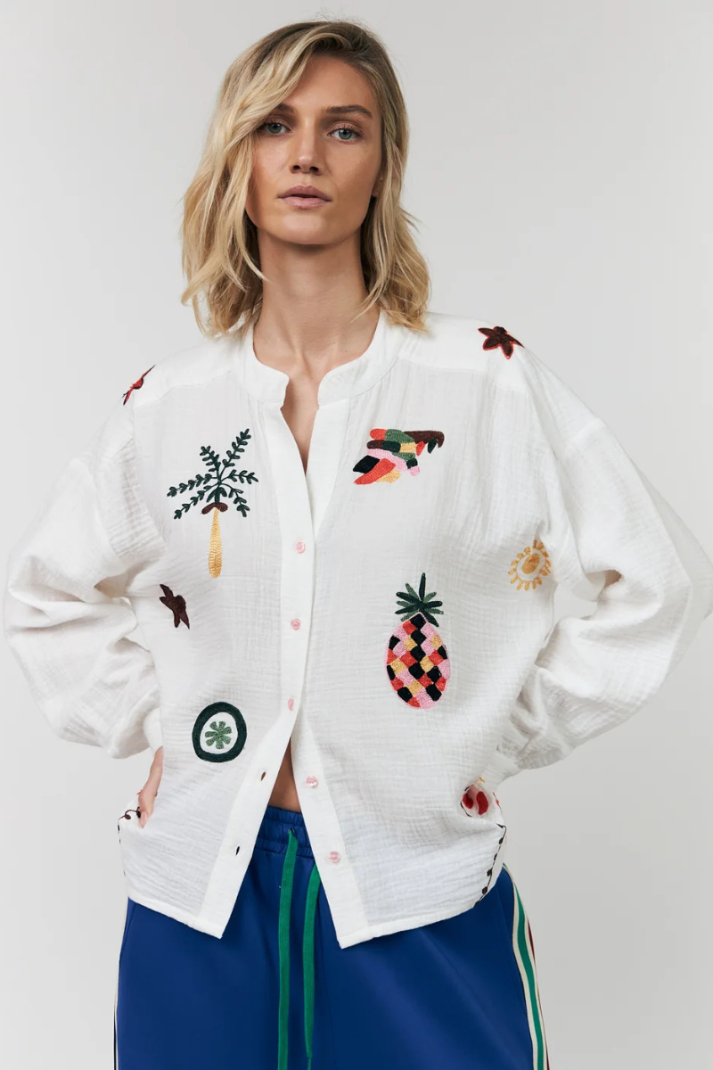 Lolly's Laundry - Scottie Shirt - Creme