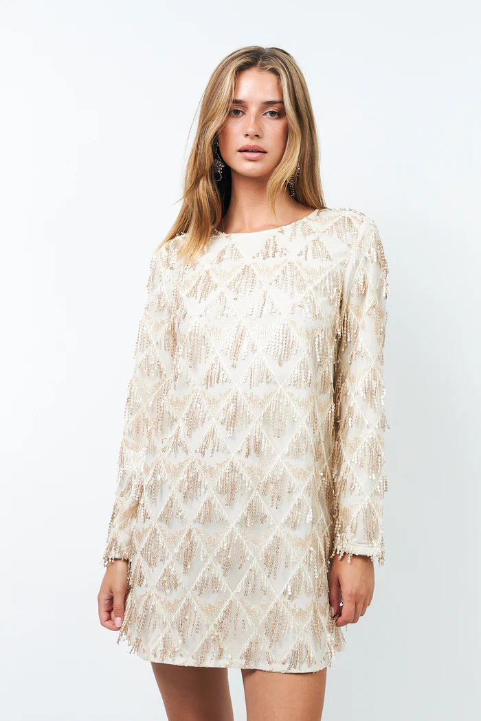 Lolly's Laundry | Solga Mini Dress | Champagne