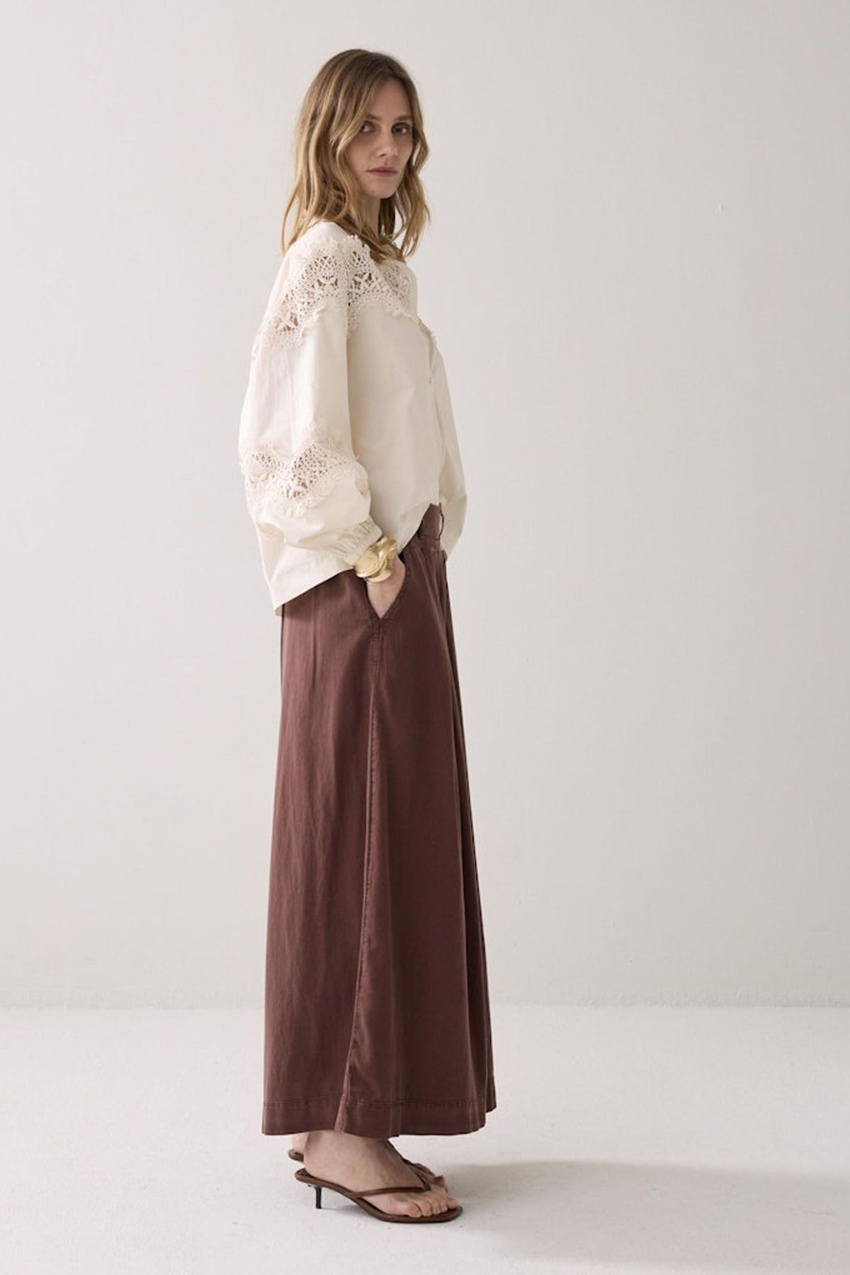 Summum | Culotte Pant | Cinnamon