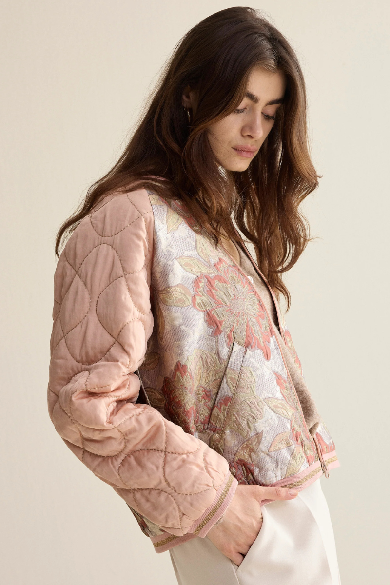 Summum | Jacquard Jacket | Rose