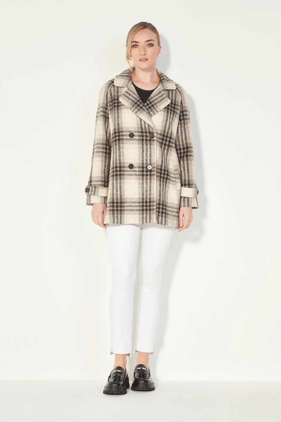 Verge | Tori Coat | Check