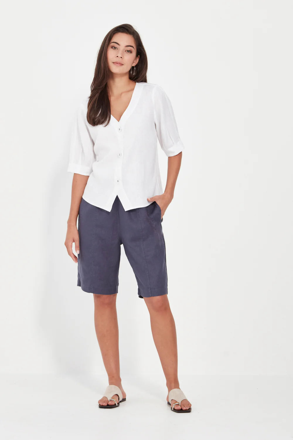 Verge I Delta Short I Denim