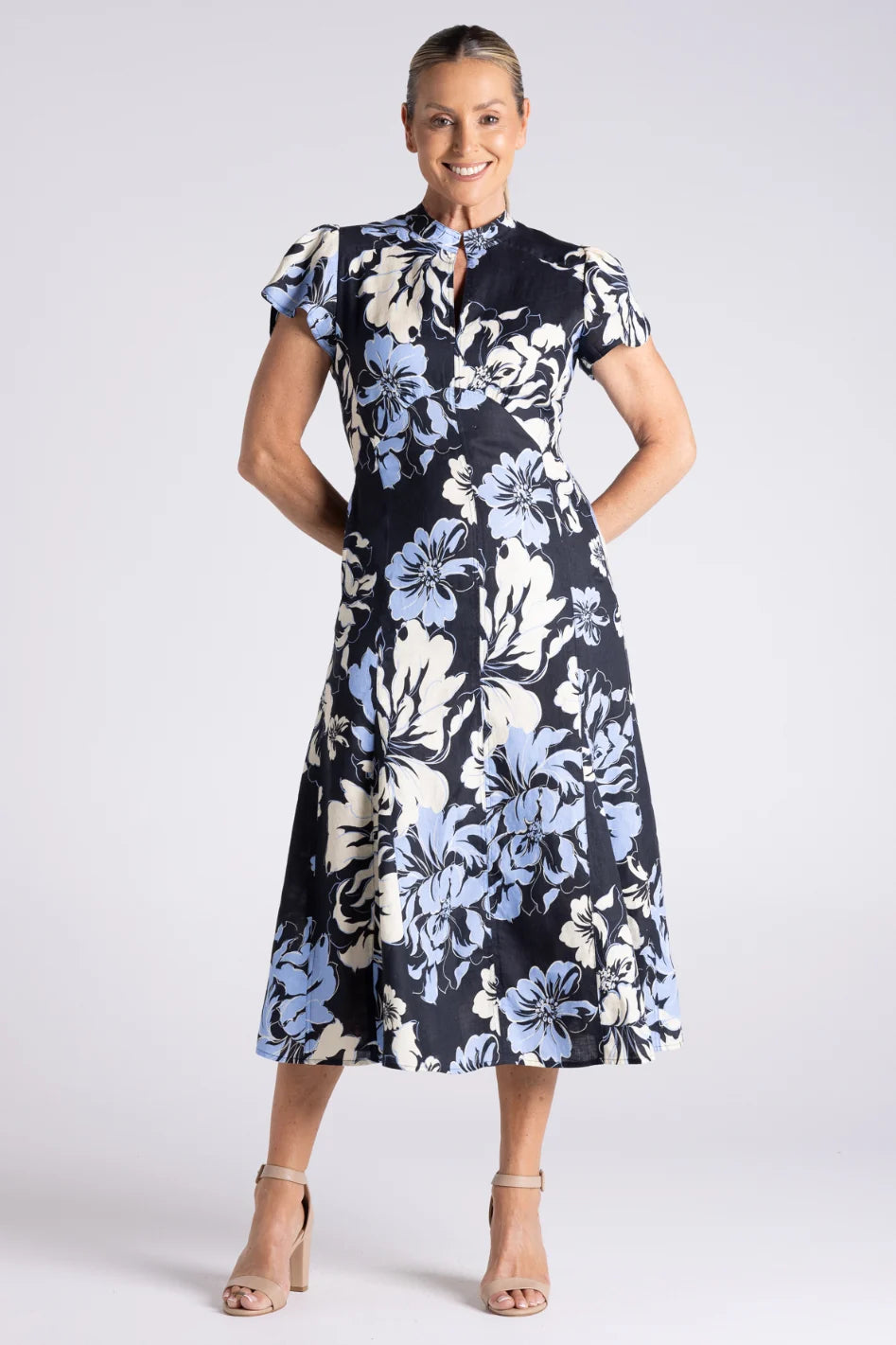 Two T's | Peonie Print Dress | Peony Print