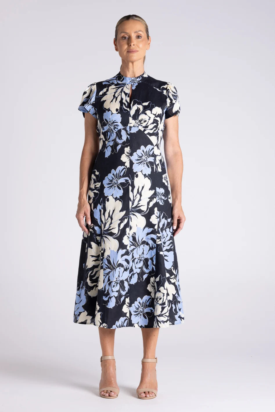 Two T's | Peonie Print Dress | Peony Print