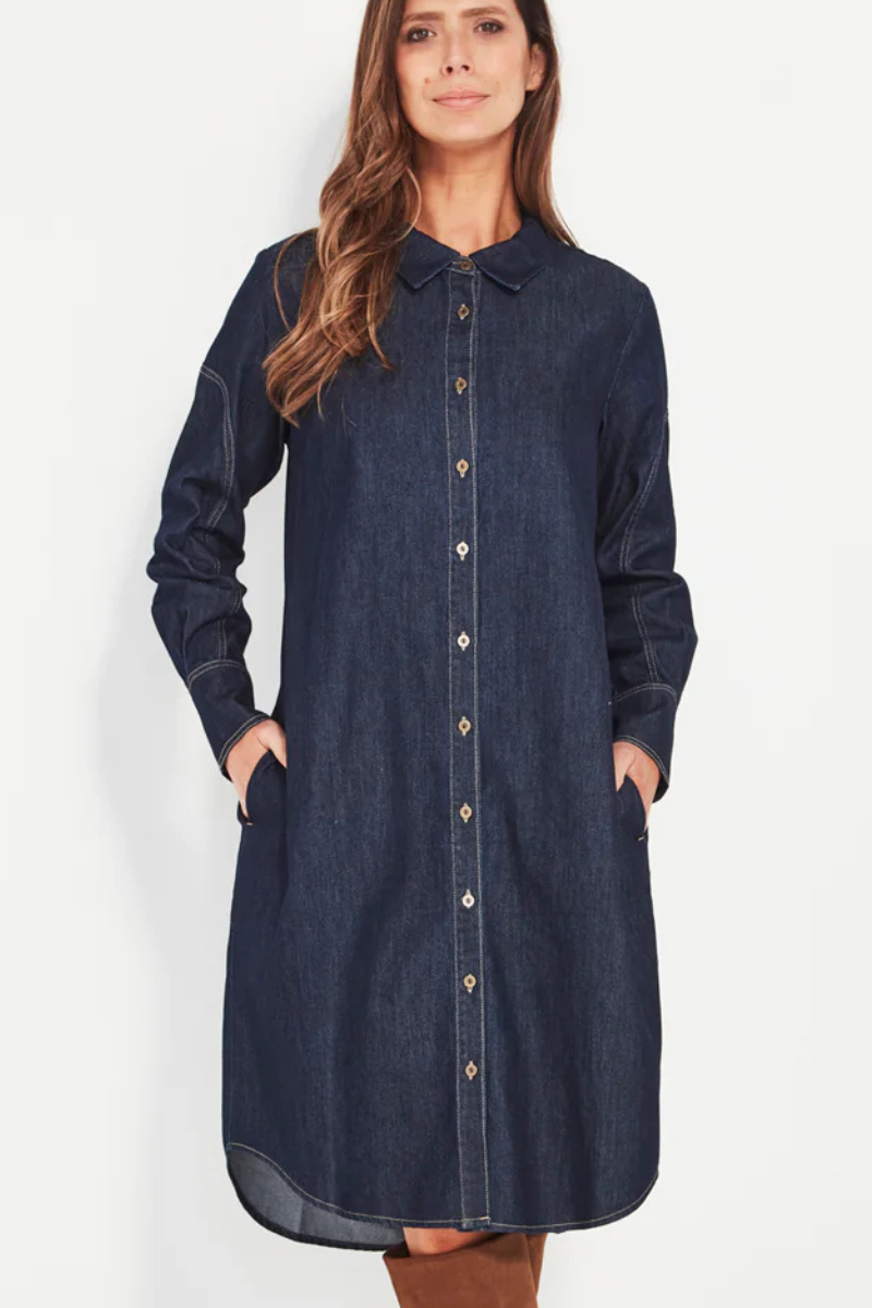 Verge | Unit Dress | Dark Denim