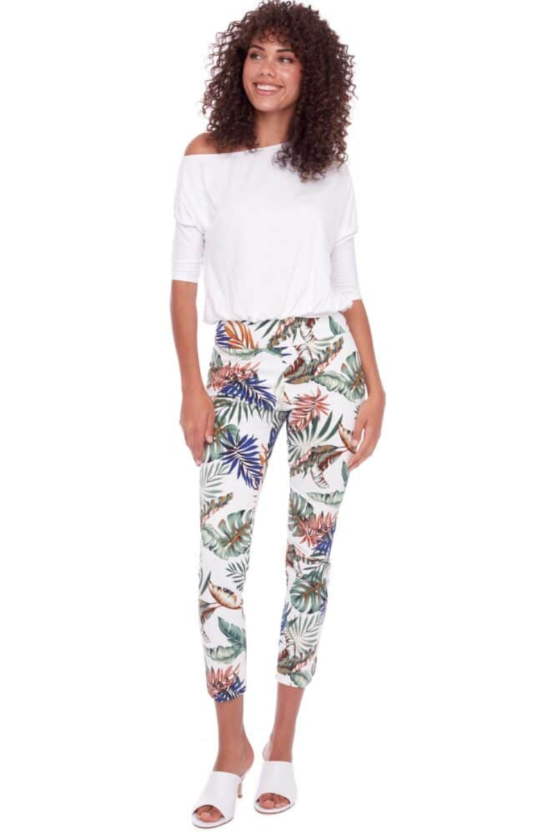 Up Pants - Techno Petal Ankle Pant - Lotus