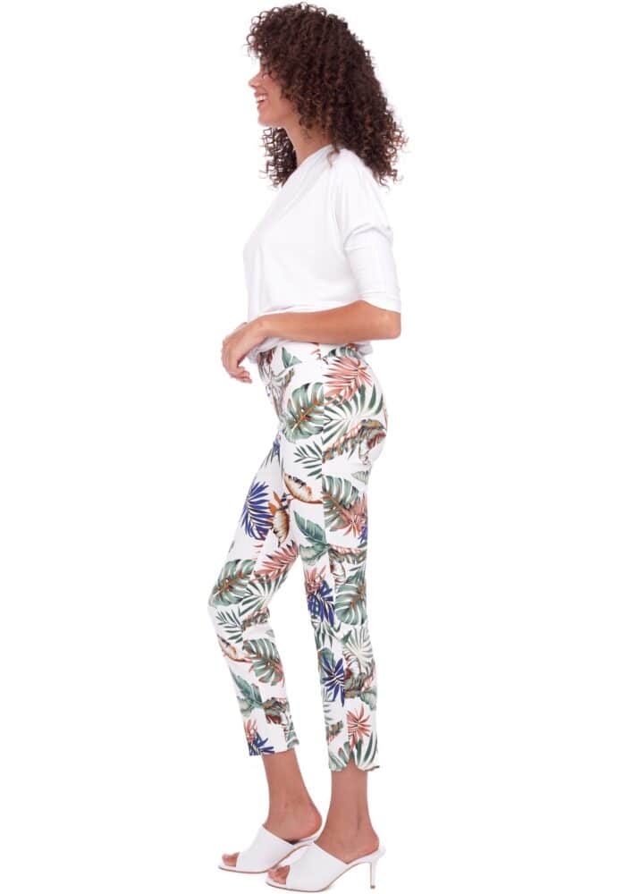 Up Pants - Techno Petal Ankle Pant - Lotus