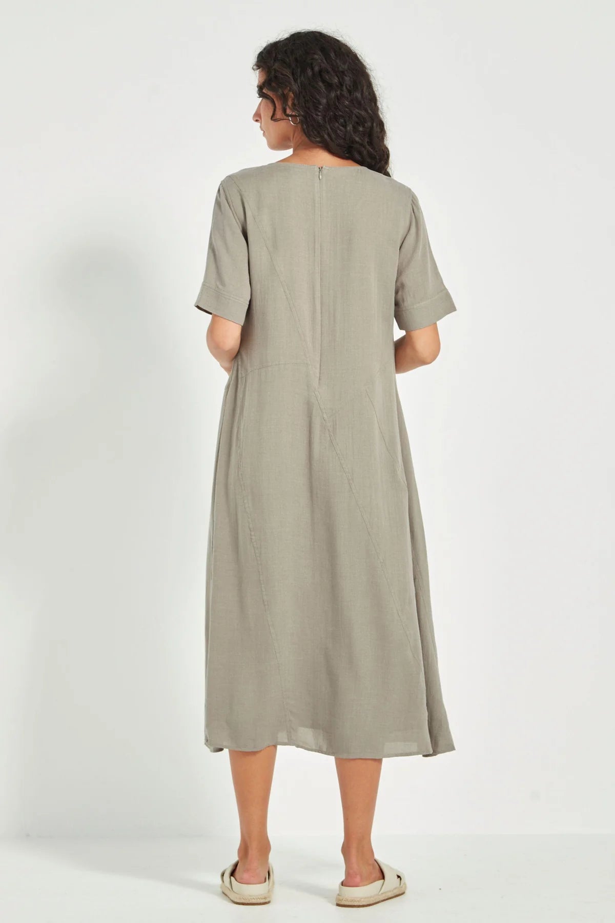 Verge | Cayman Dress | Green Tea