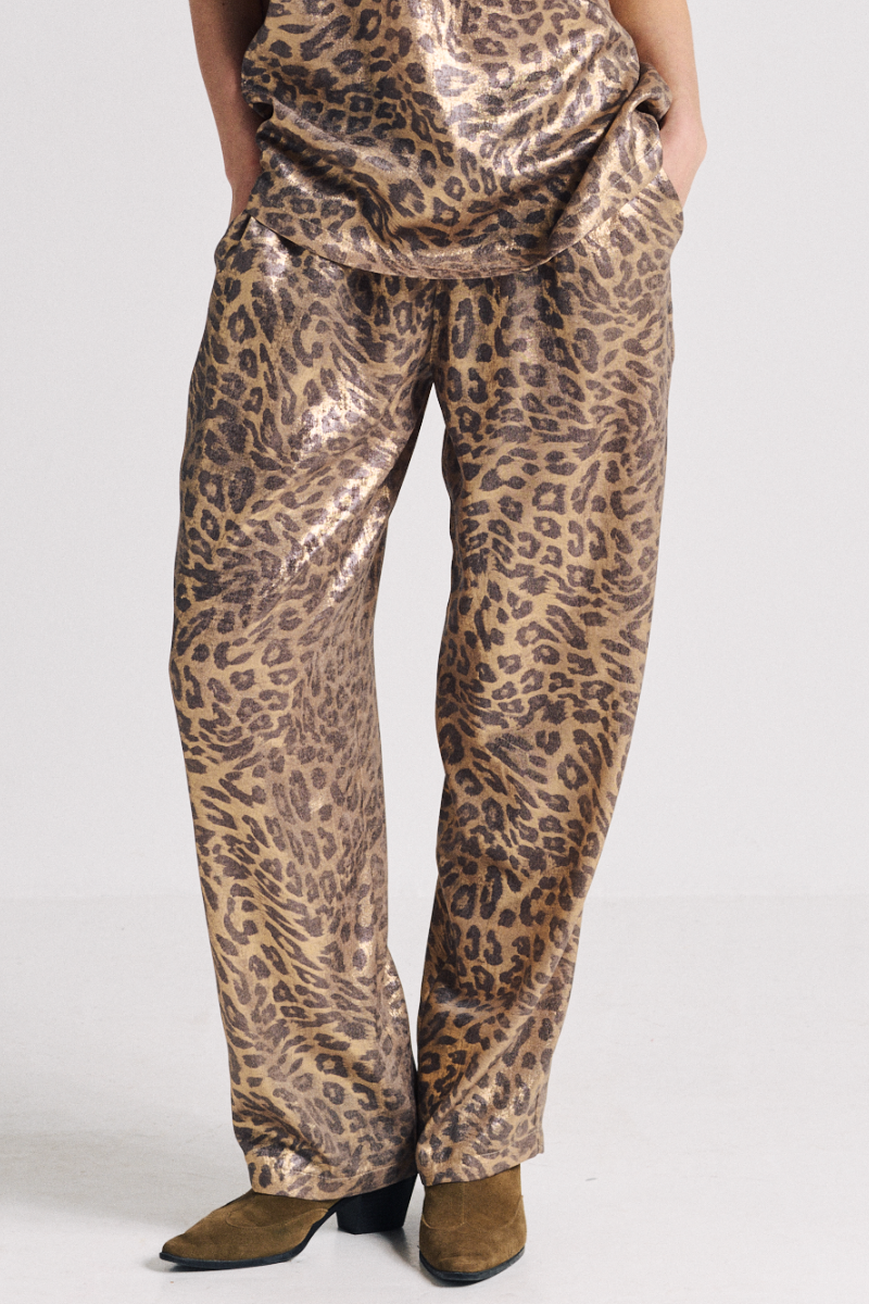 Valérie Khalfon | Plum Pants | Beige/Gold
