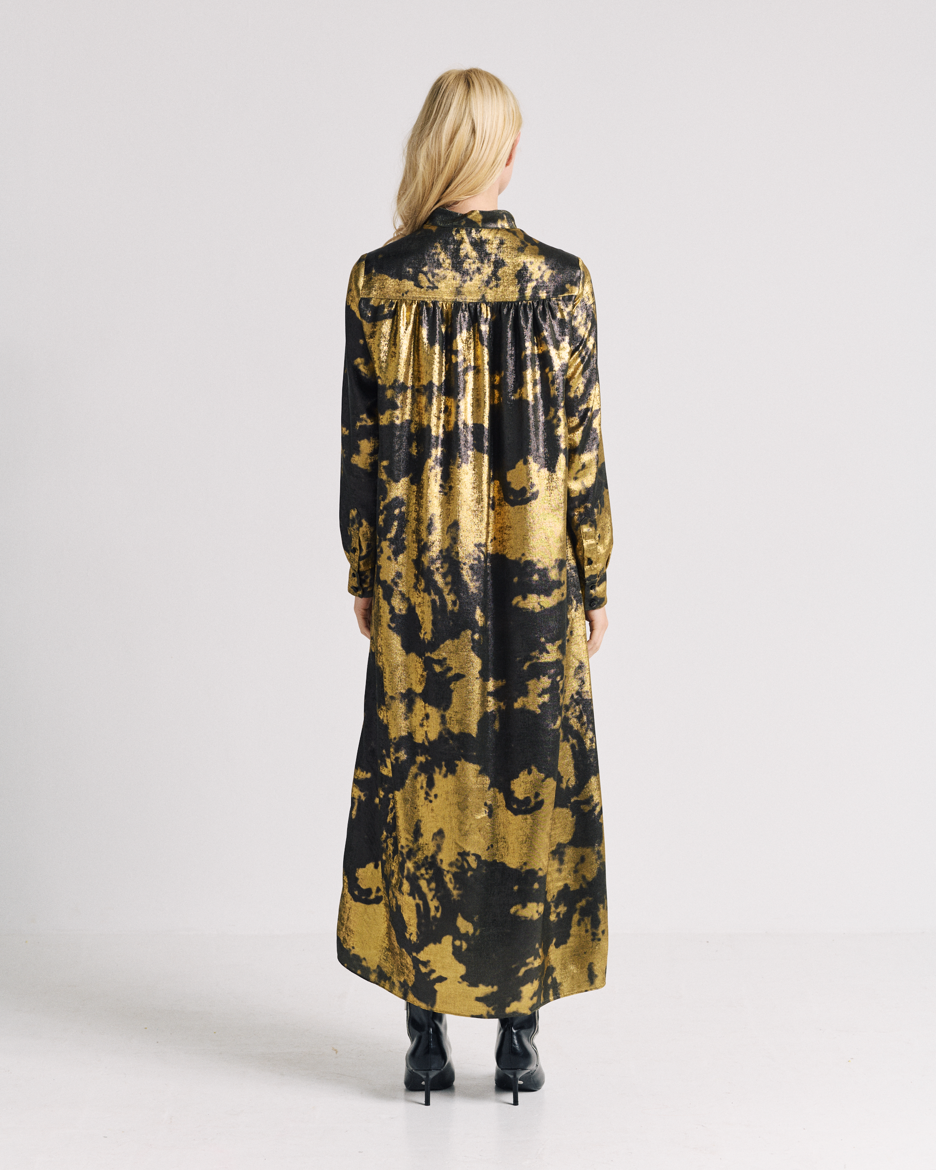 Valérie Khalfon | Raba Dress | Khaki/Gold