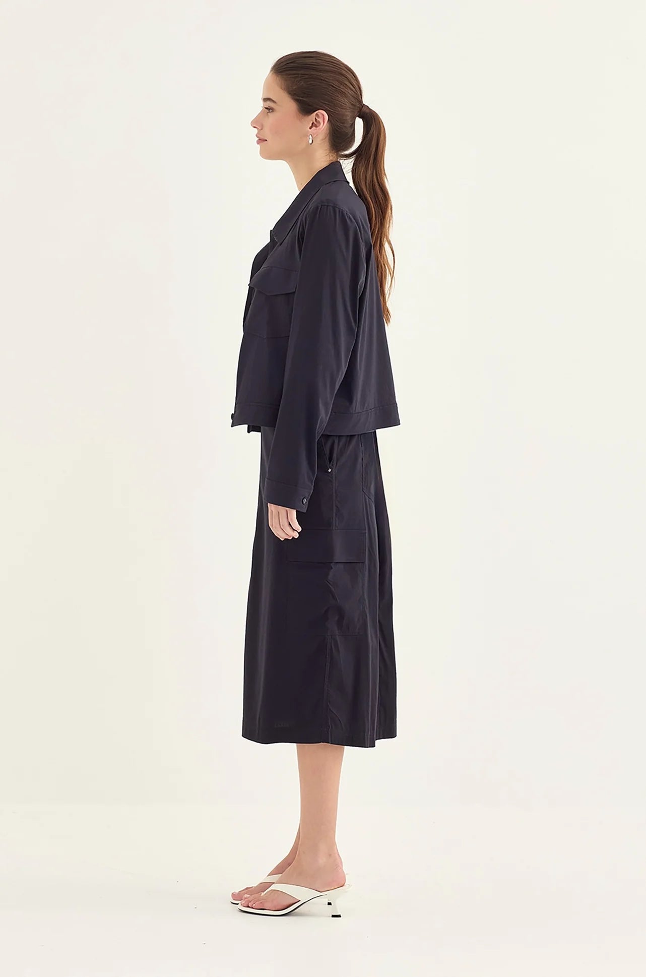 Verge | Acrobat Porter Skirt | Ink