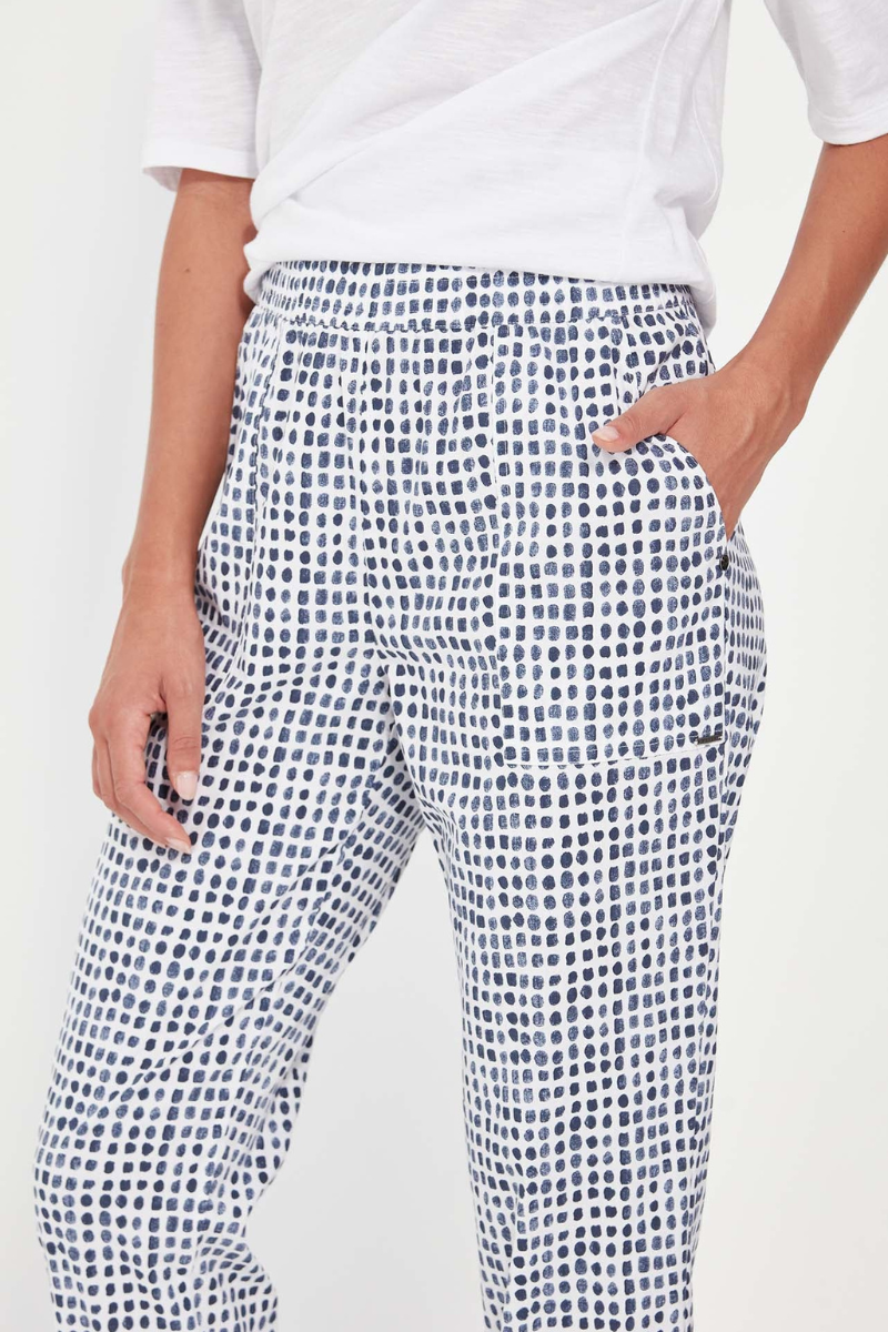 Verge | Acrobat Tile Pant | Denim Print