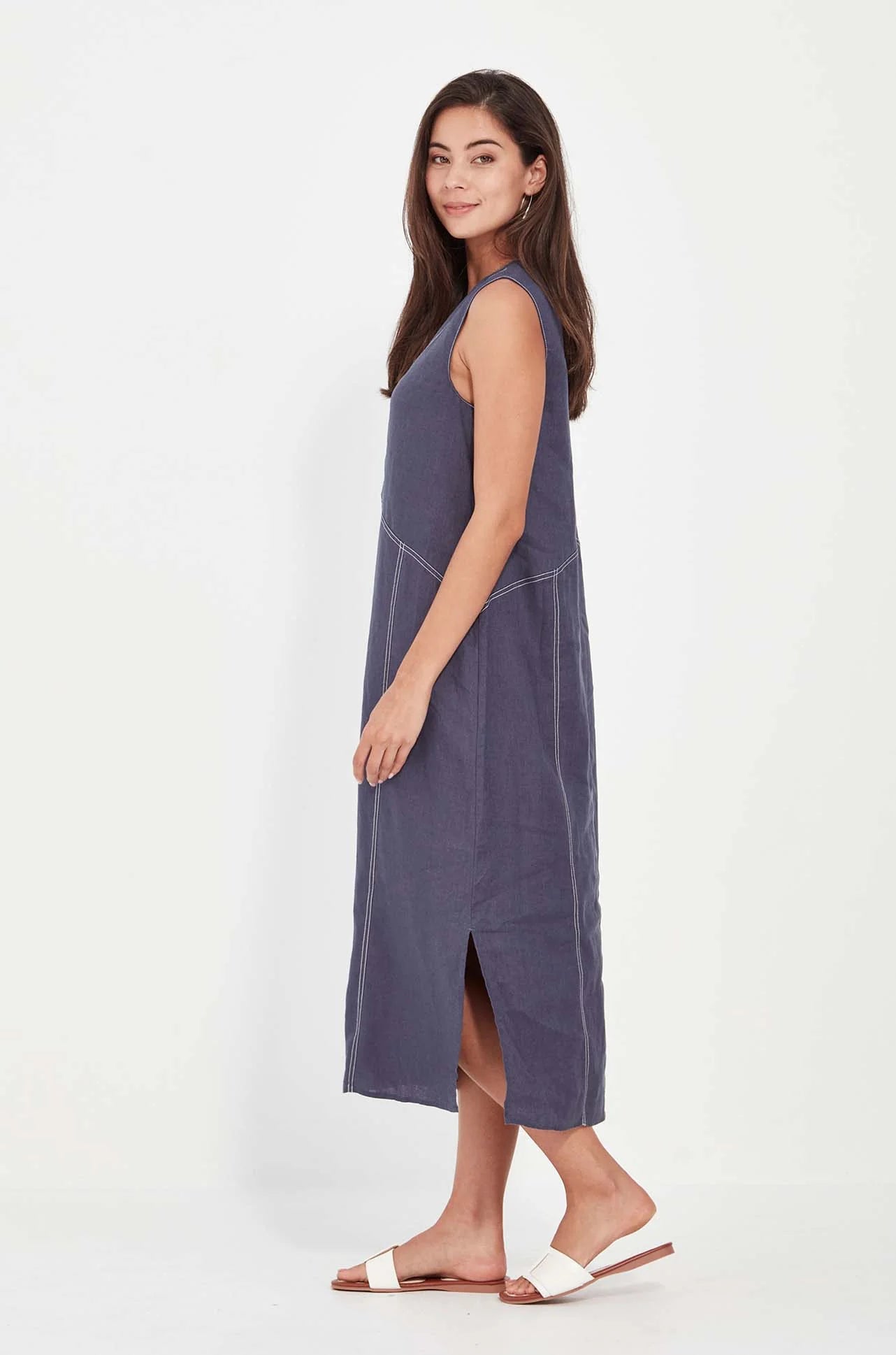 Verge | Cordelia Dress | Denim