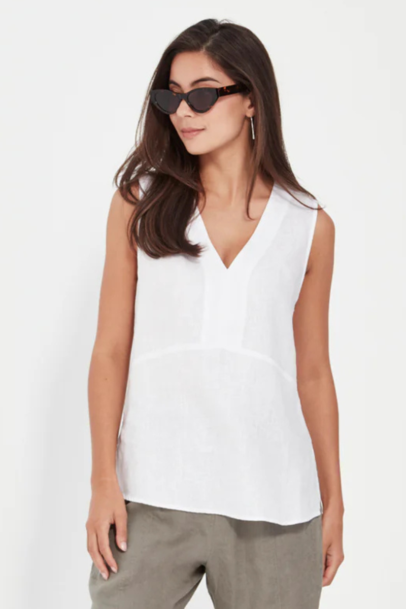 Verge | Gala Tank | White