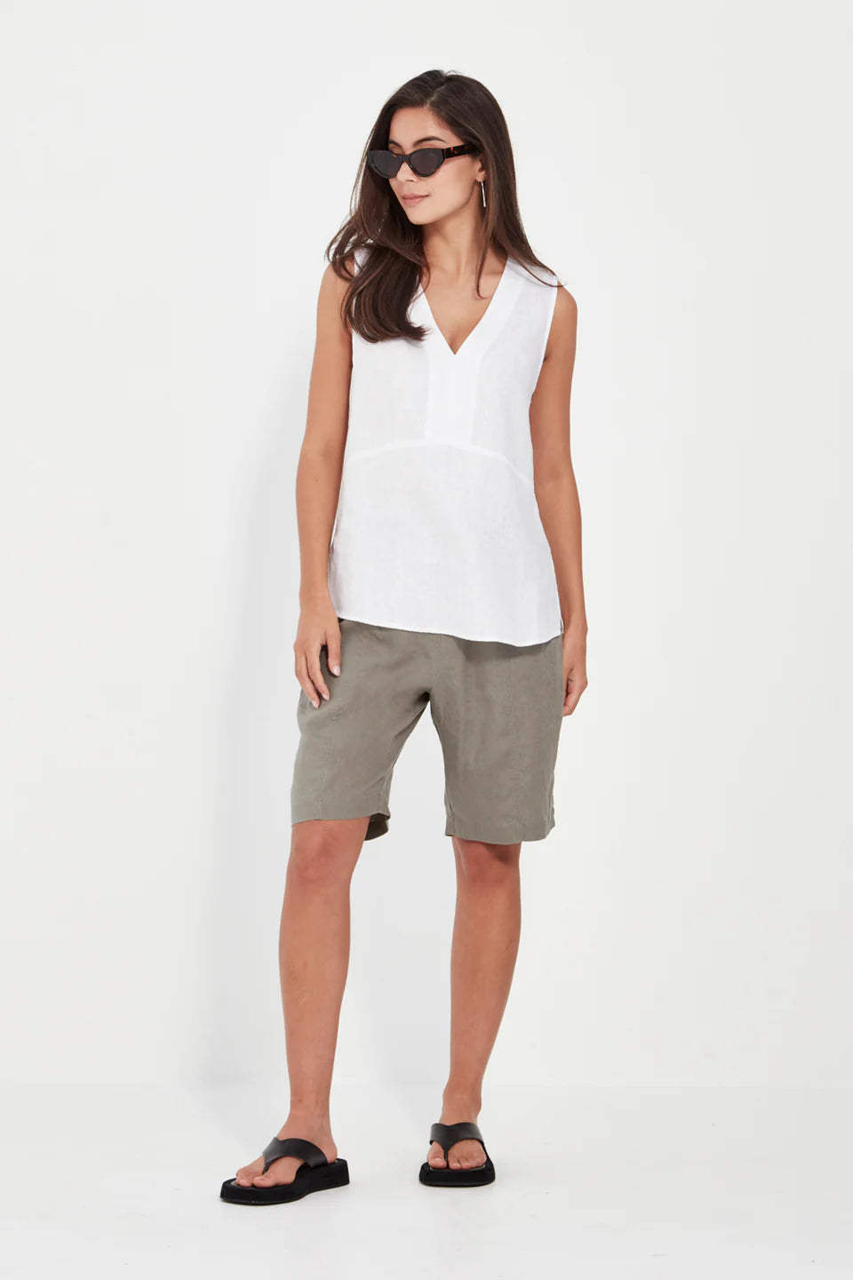 Verge | Gala Tank | White