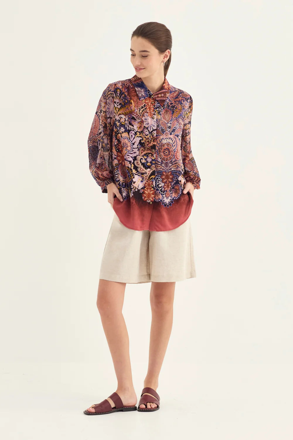 Verge | Lotus Shirt | Print