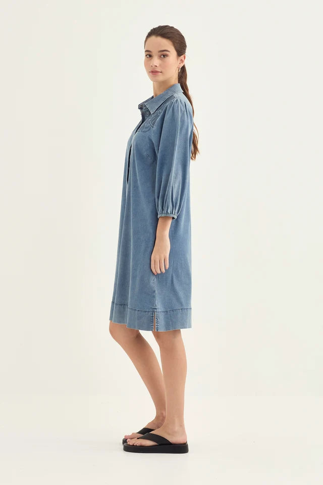 Verge | Loveland Dress | Denim