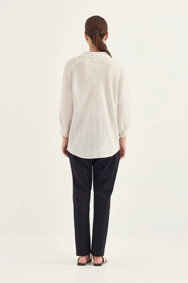 Verge | Minerva Shirt | Ink Stripe