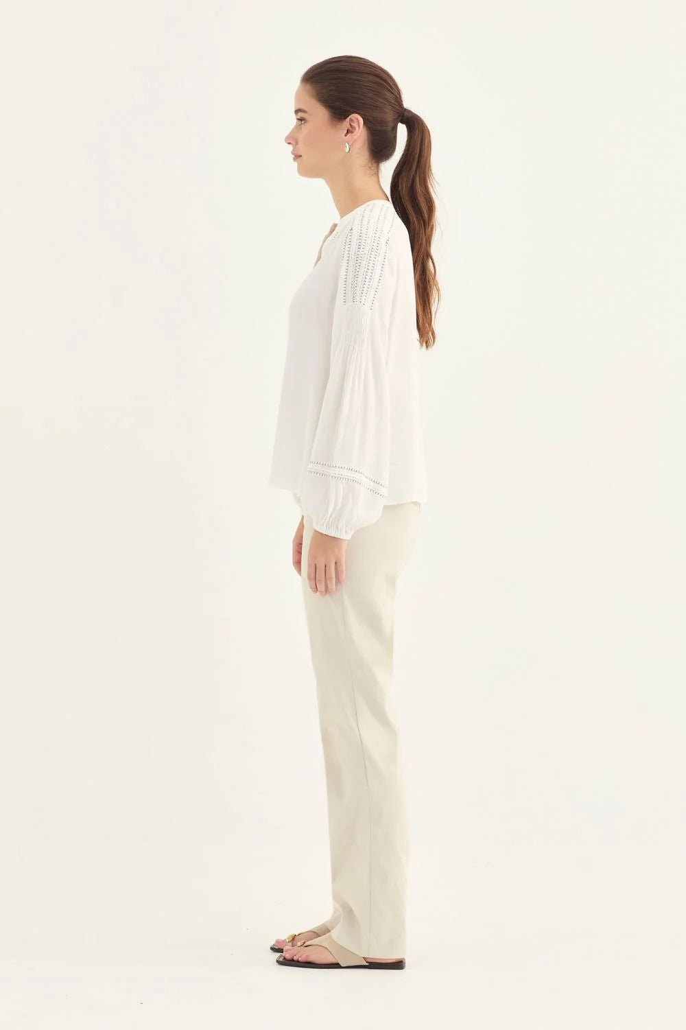 Verge | Myra Blouse | Chalk