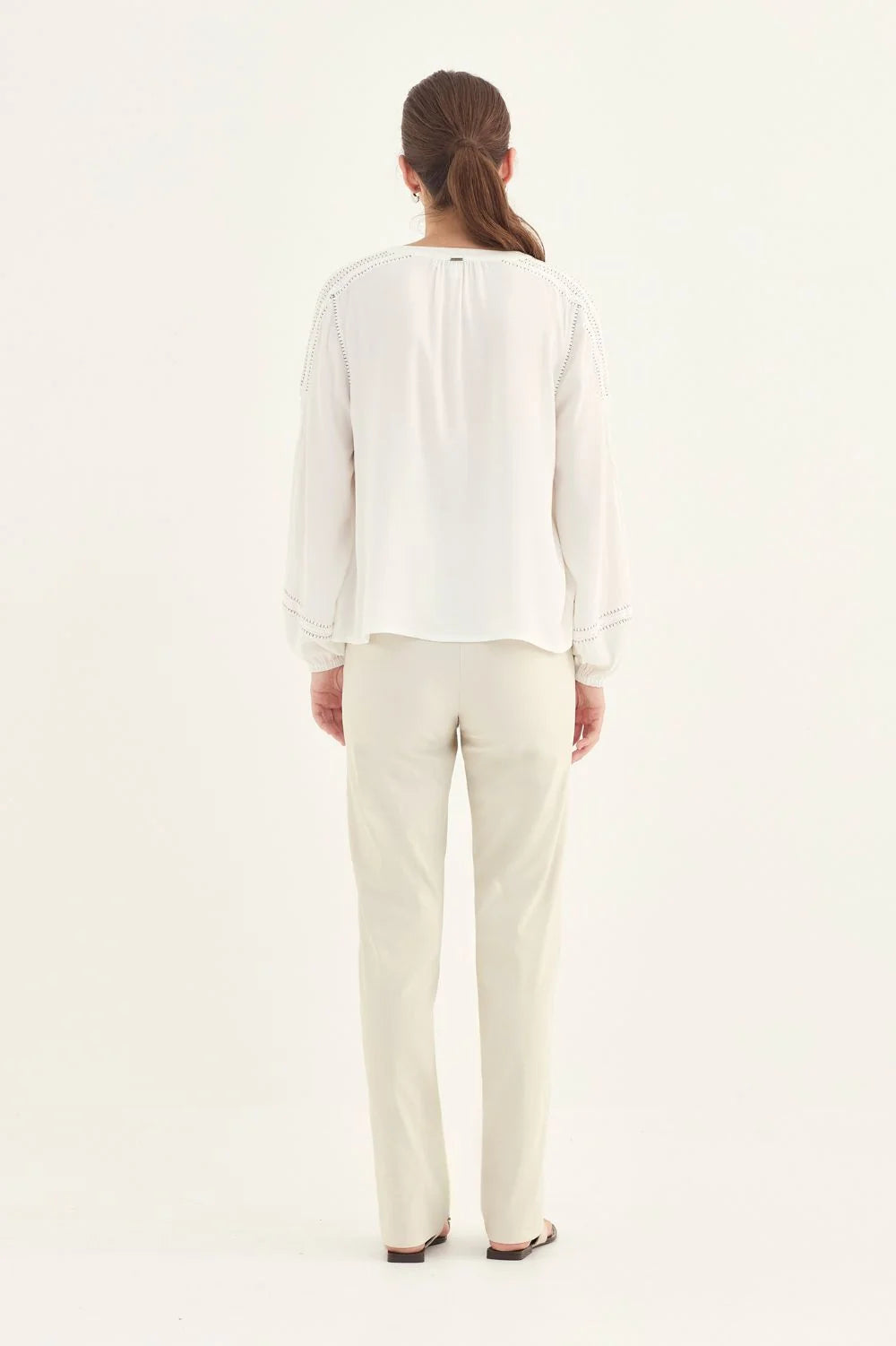Verge | Myra Blouse | Chalk