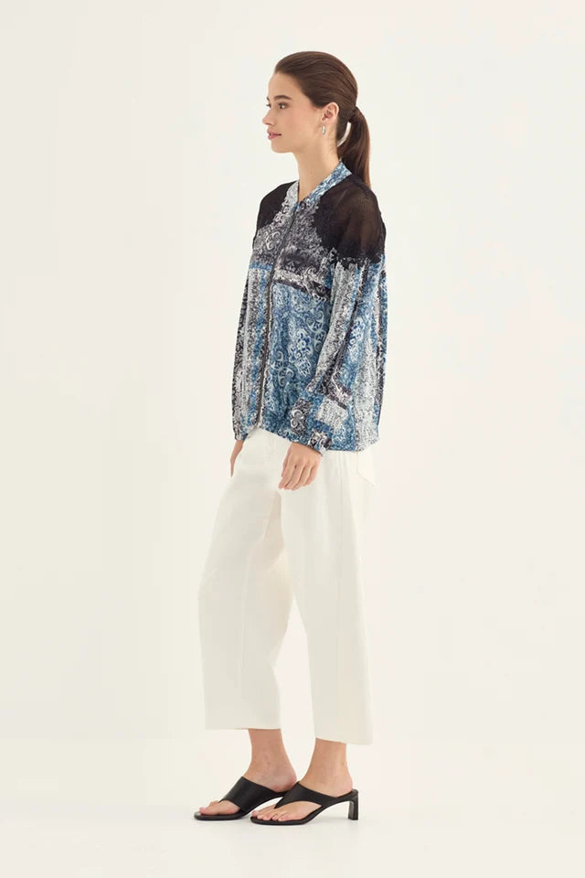 Verge | Yasmin Jacket | Blue Print