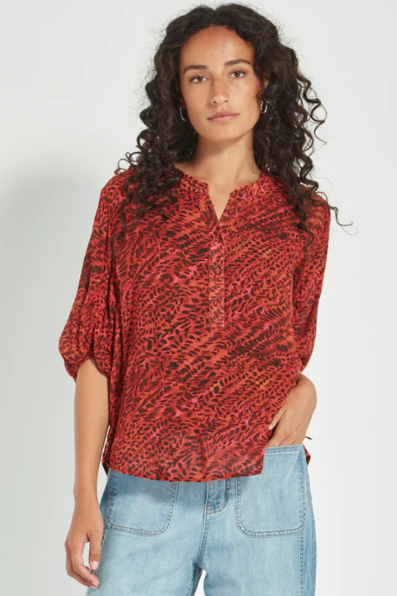 Verge | Ember Blouse | Print