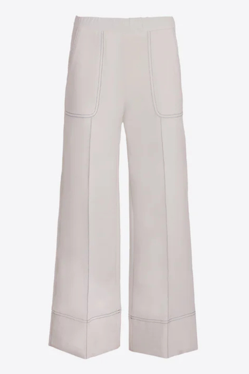 Vilagallo | Beti Knit Pant | Ecru
