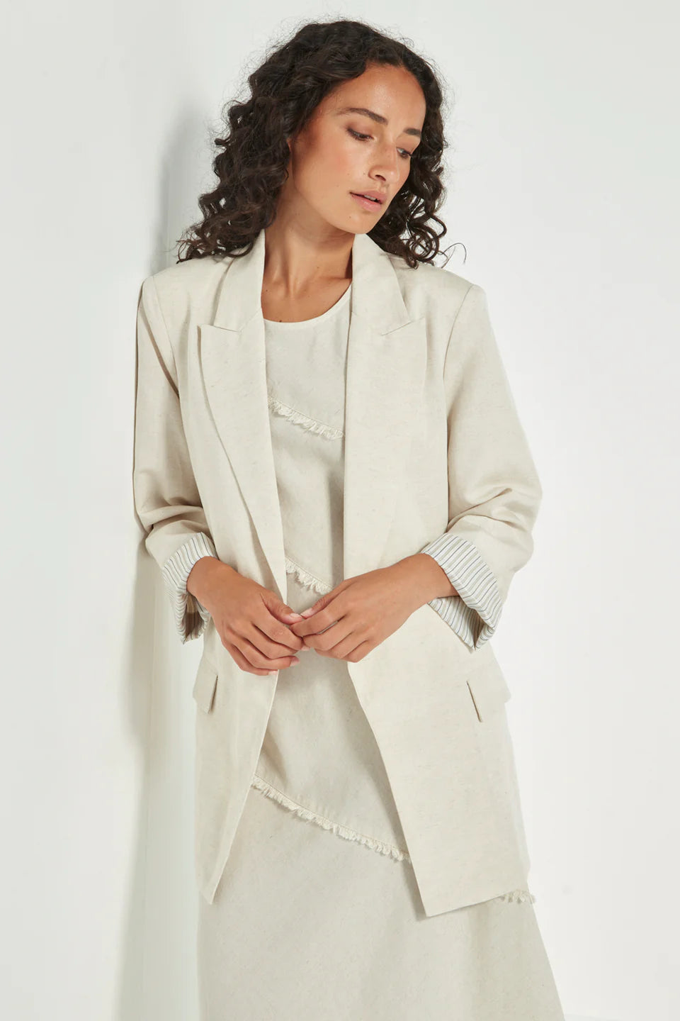 Verge | Yara Blazer | Cashew