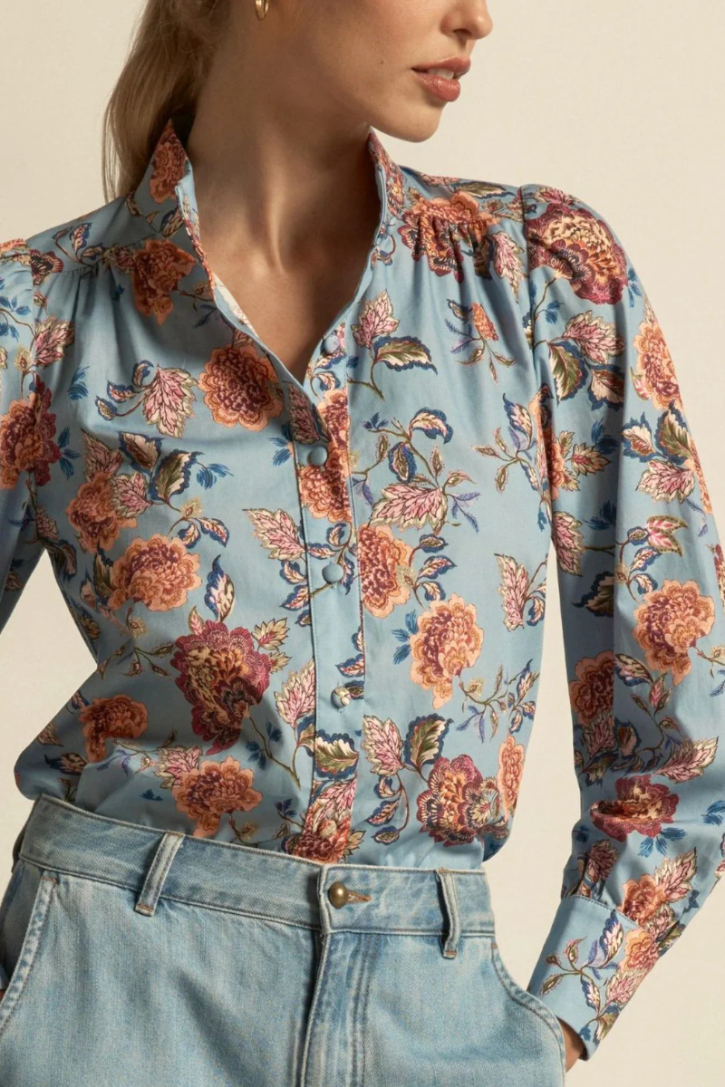 Zoe Kratzmann | Fete Top | Twilight Bloom