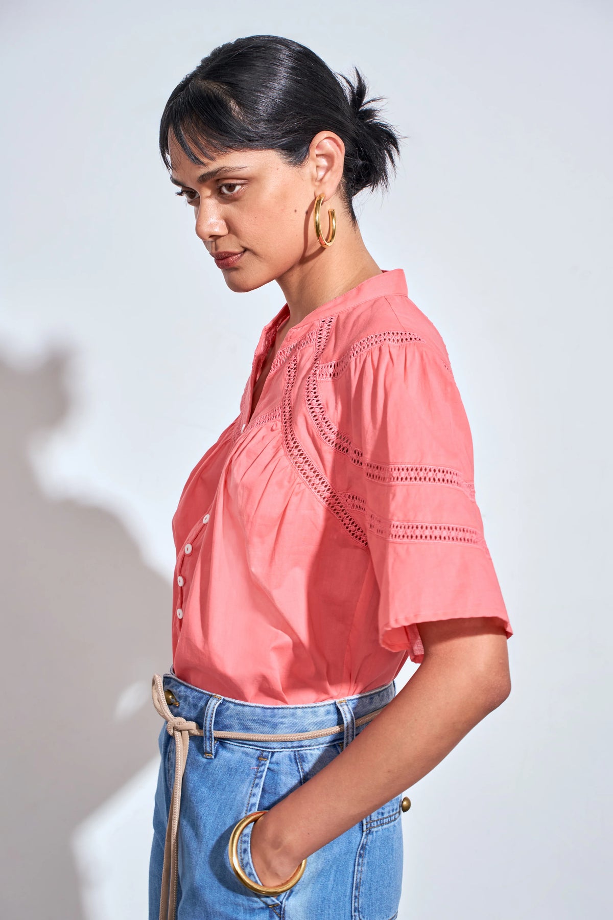 Zoe Kratzmann - Pulse Top - Flamingo