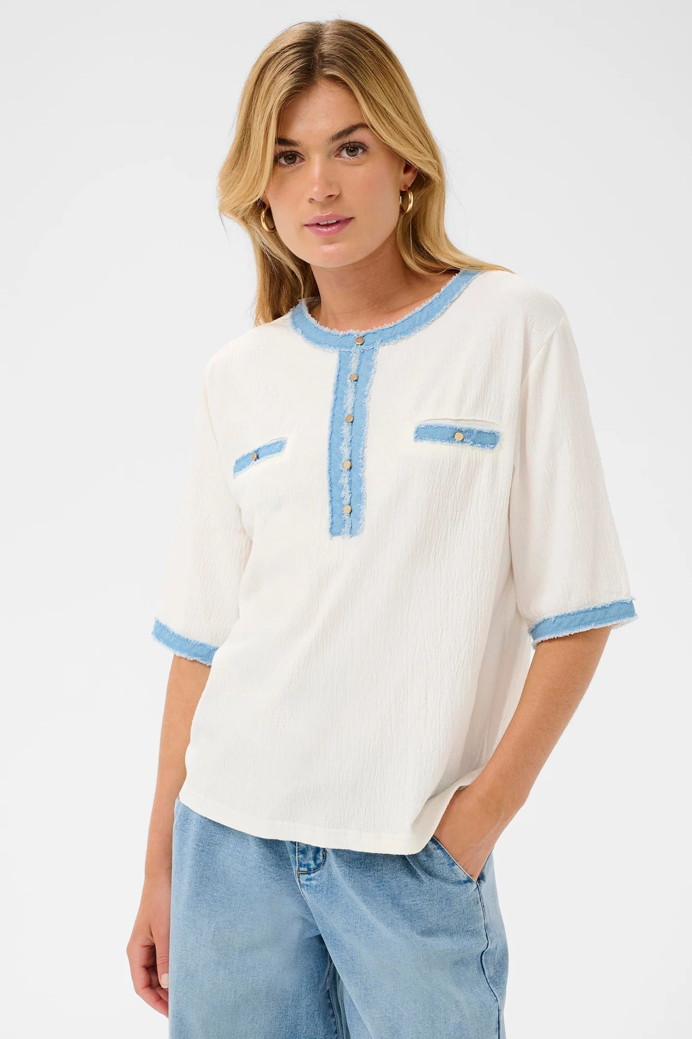Cream | Katti T-Shirt | Snow White