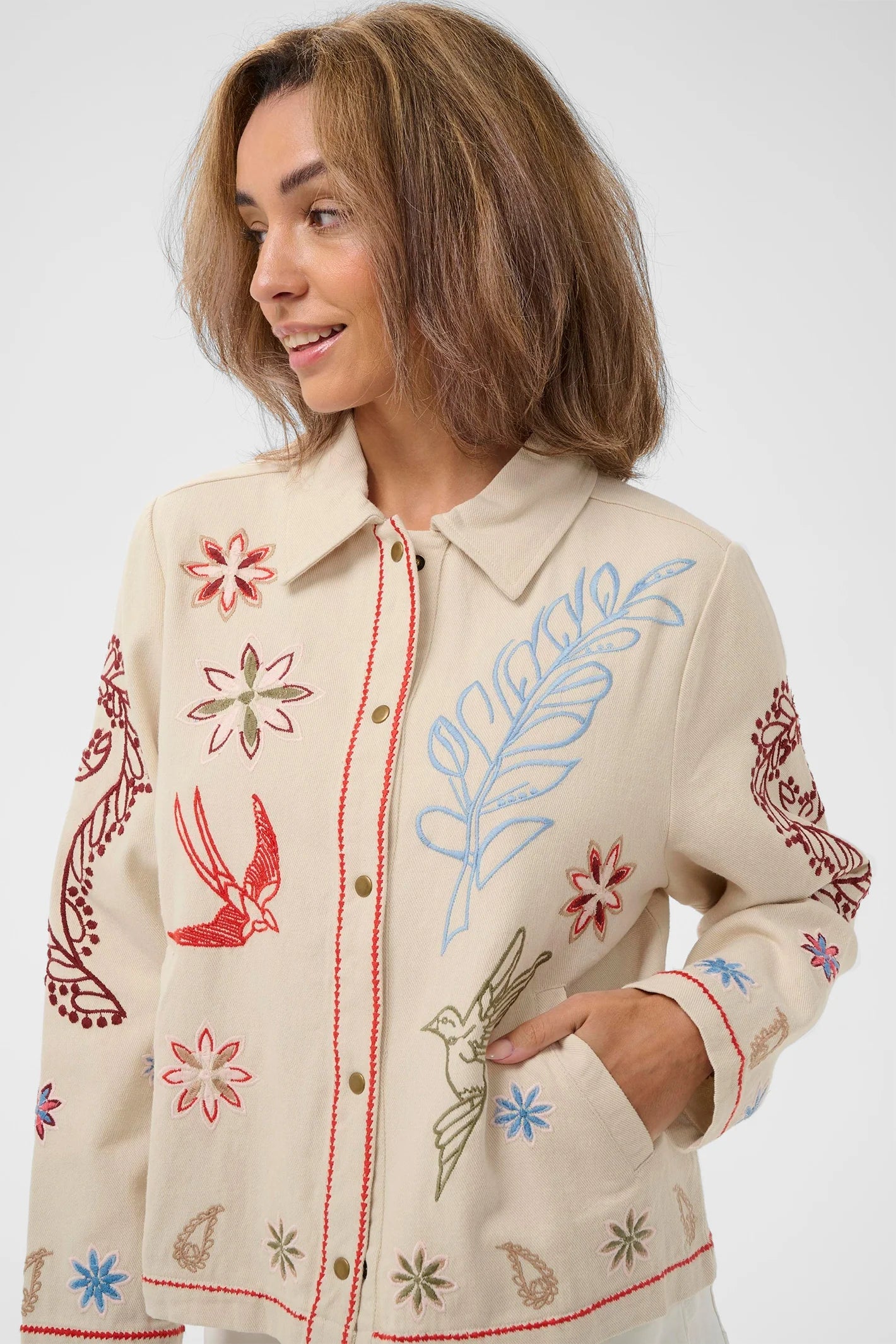 Cream | Rosetta Jacket | Perfectly Pale