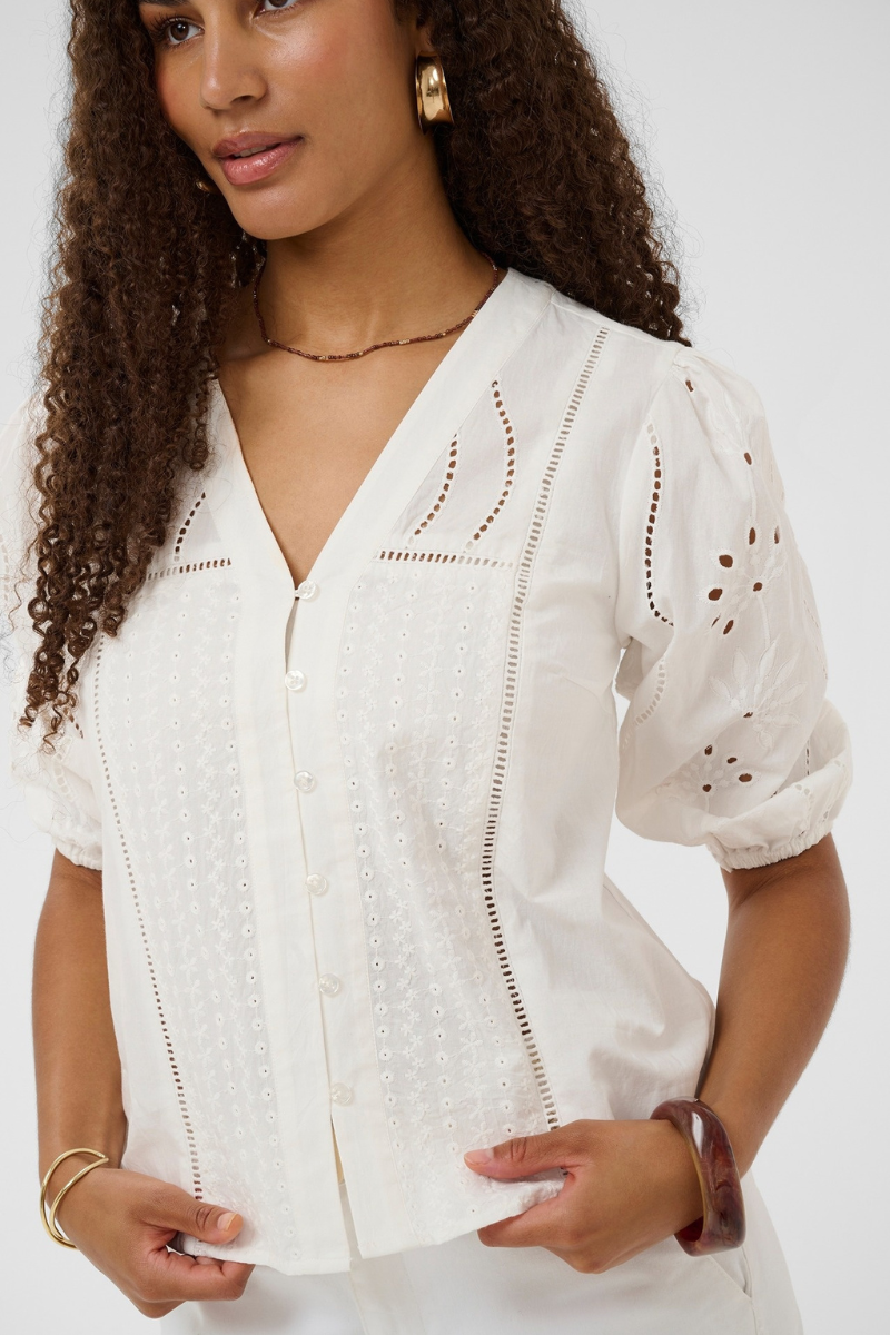 Cream | Signe Blouse | Snow White