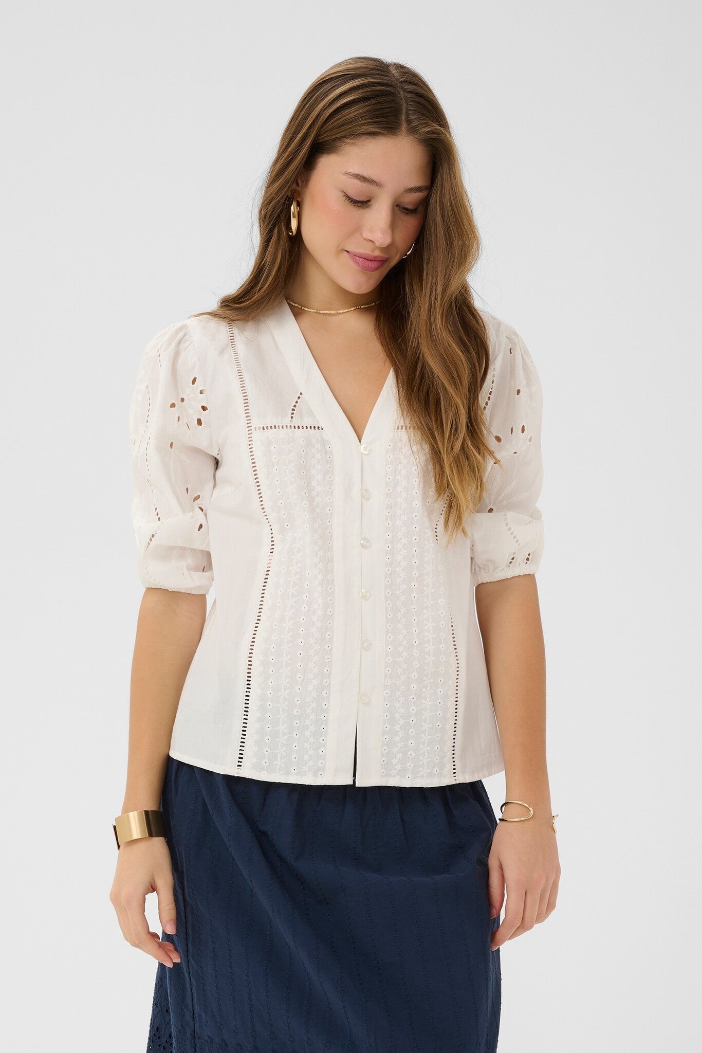 Cream | Signe Blouse | Snow White