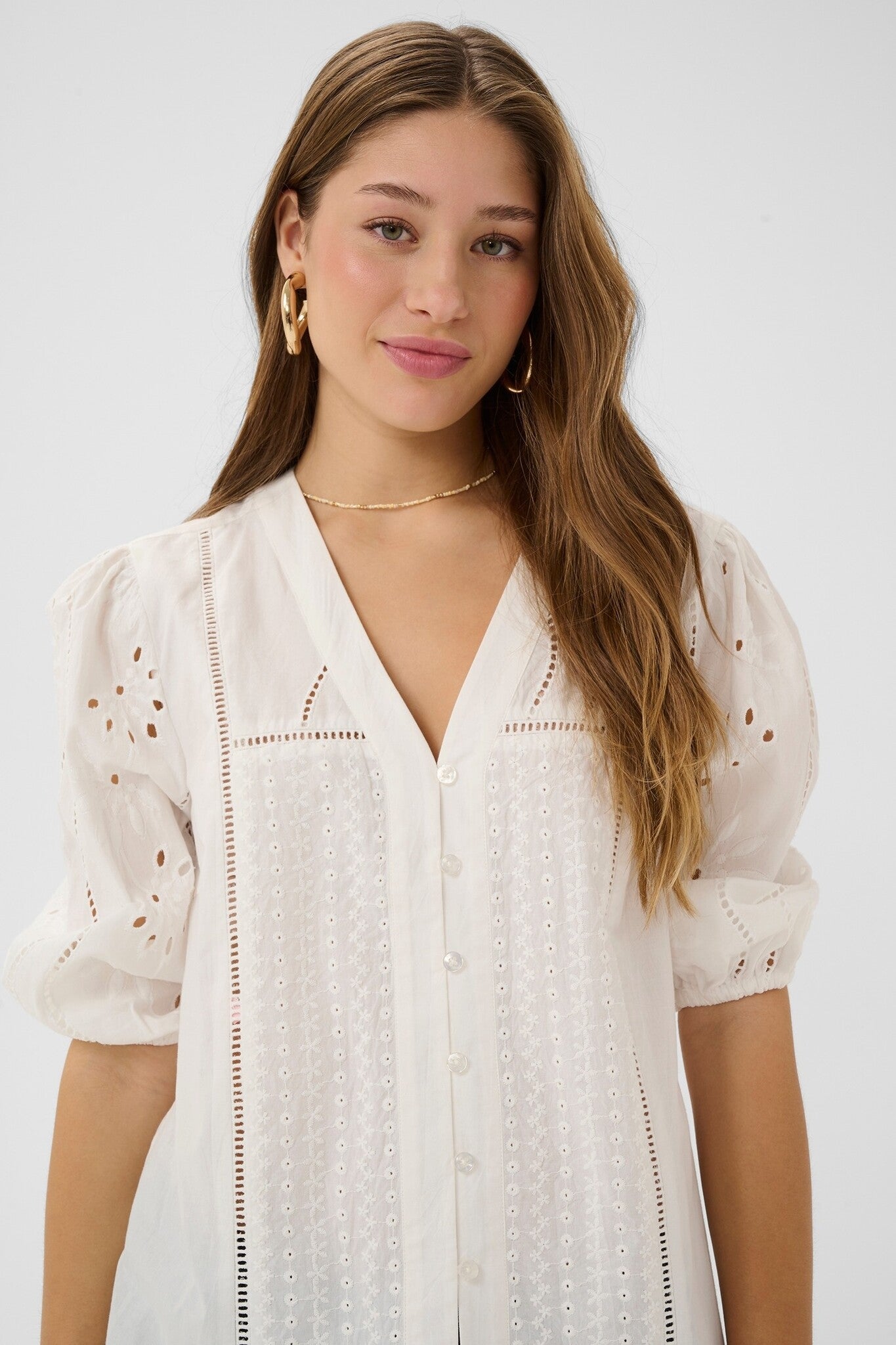 Cream | Signe Blouse | Snow White