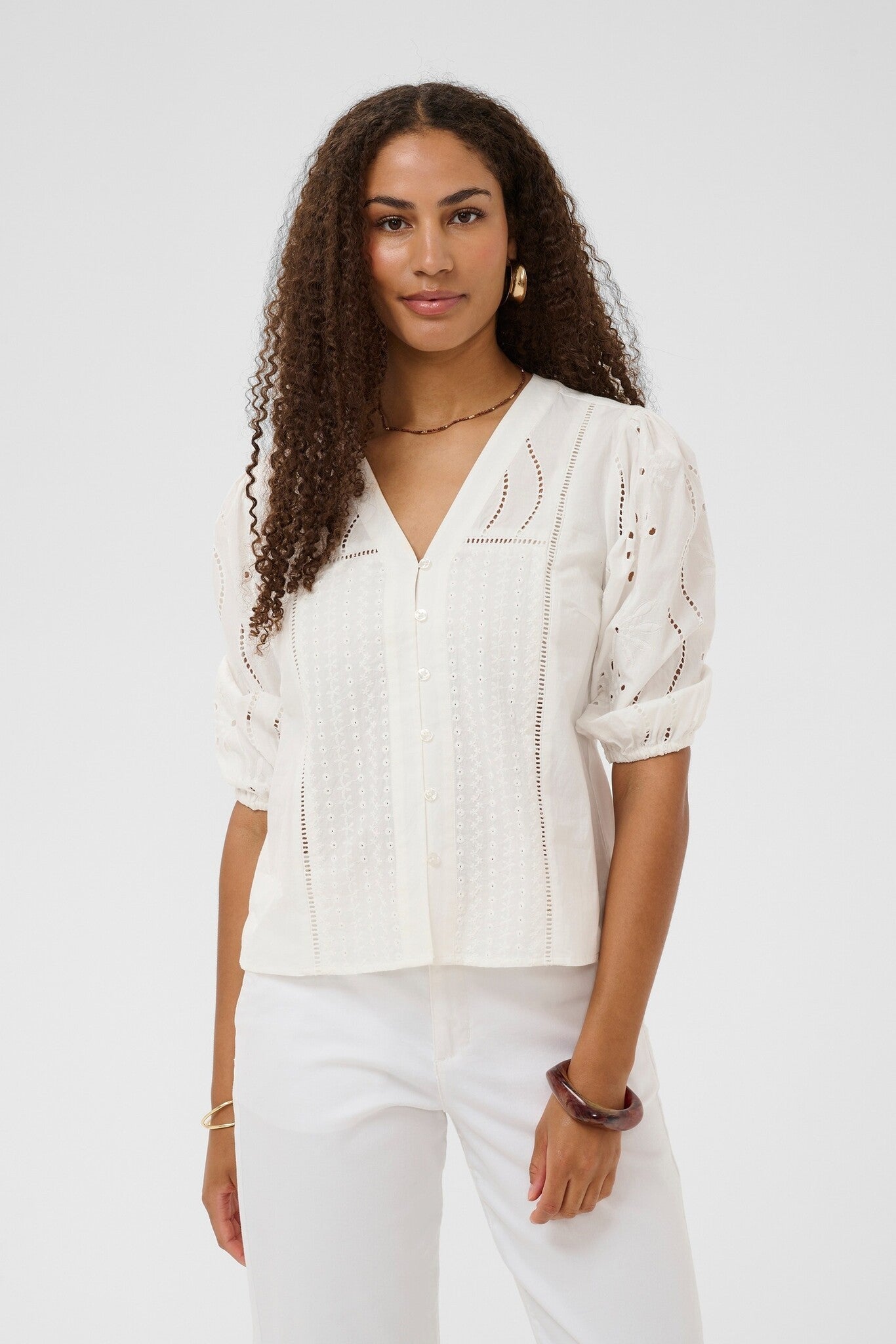 Cream | Signe Blouse | Snow White