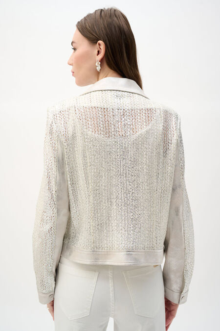 Joseph Ribkoff I LDS Jacket I Champagne / Silver