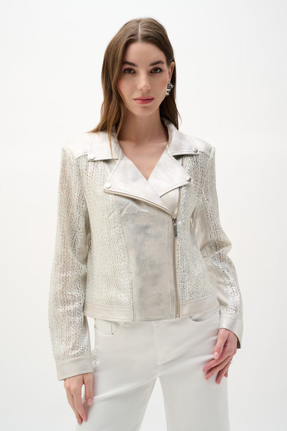 Joseph Ribkoff I LDS Jacket I Champagne / Silver