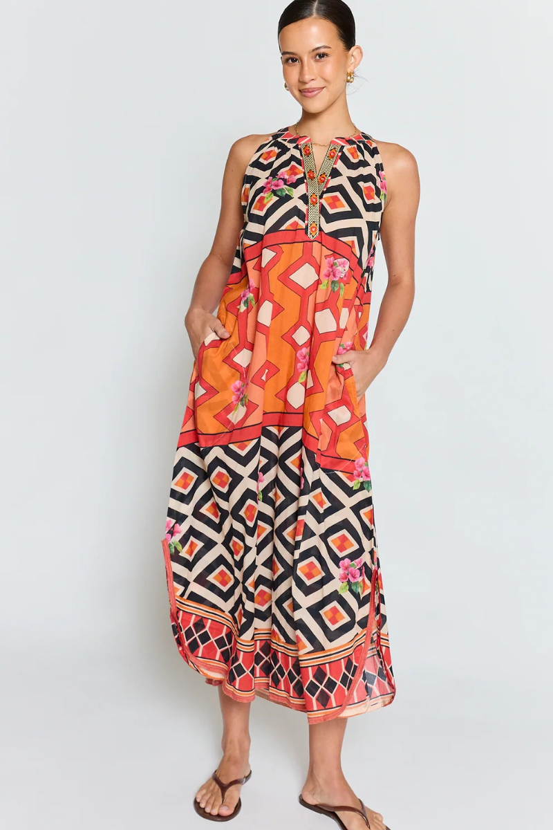 Lulalife | Bella Vista Maxi | Tangerine