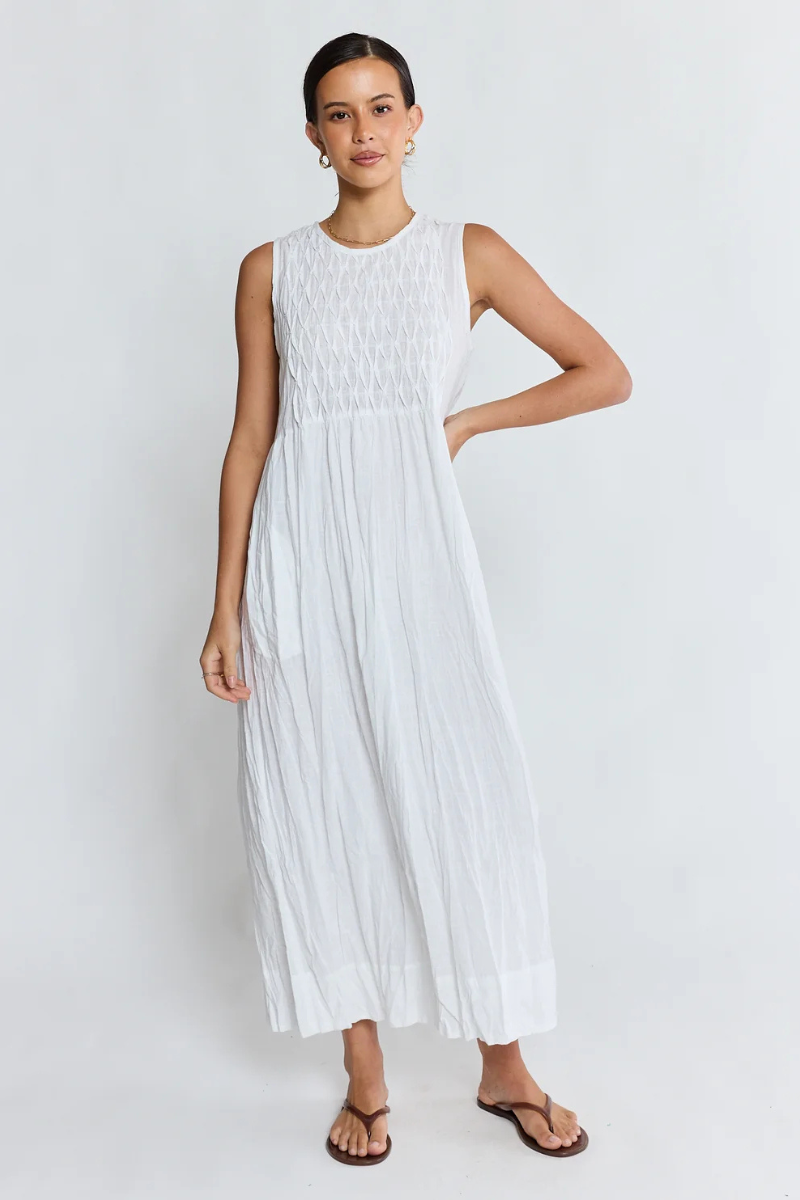 Lulalife | Marilyn Maxi Dress | White