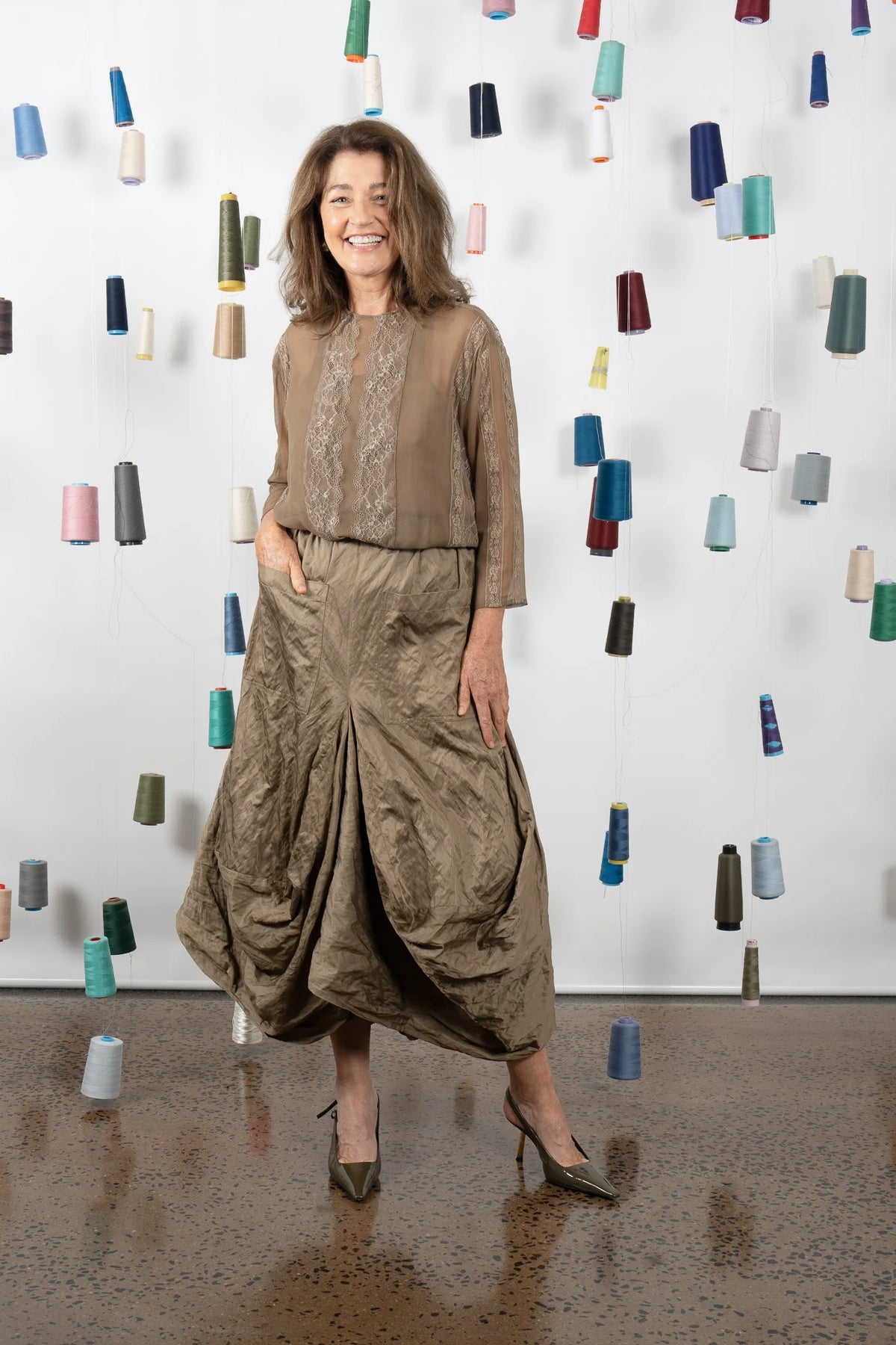 Maud Dainty | Montclair Skirt | Kelp