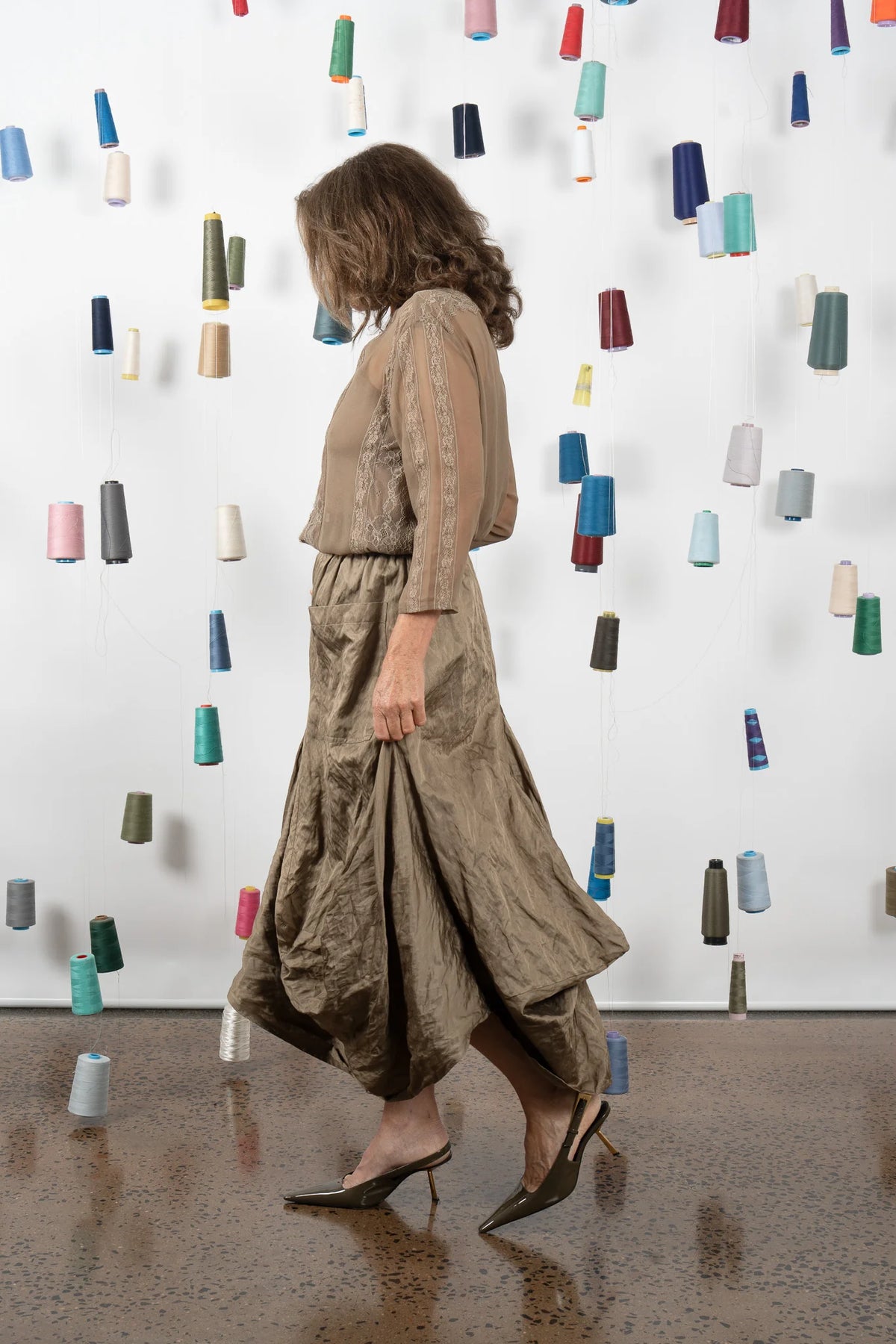Maud Dainty | Montclair Skirt | Kelp