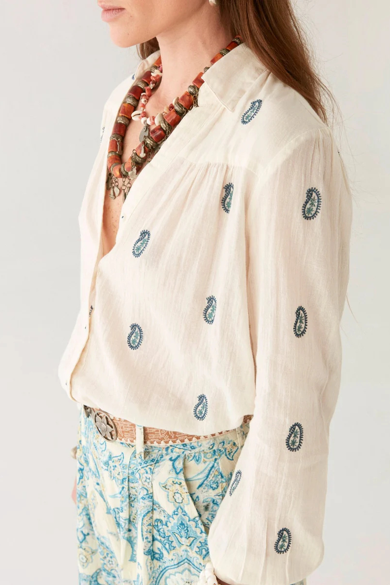 Maison Hotel | Dylan  Blouse | Cachemira Ivory