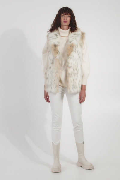 Unreal Fur - Rubicon Vest - Snow Leopard