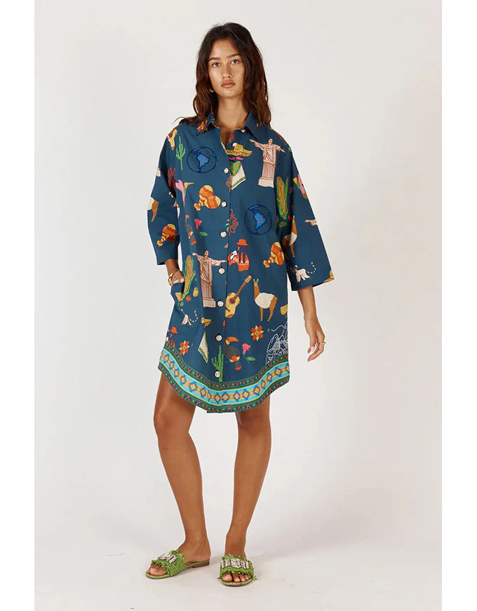 Ruby Yaya I Sao Paulo Shirtmaker I Navy