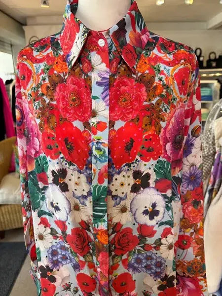 Inoa I Anaya Shirt I Tussie Mussie Multi Flowers