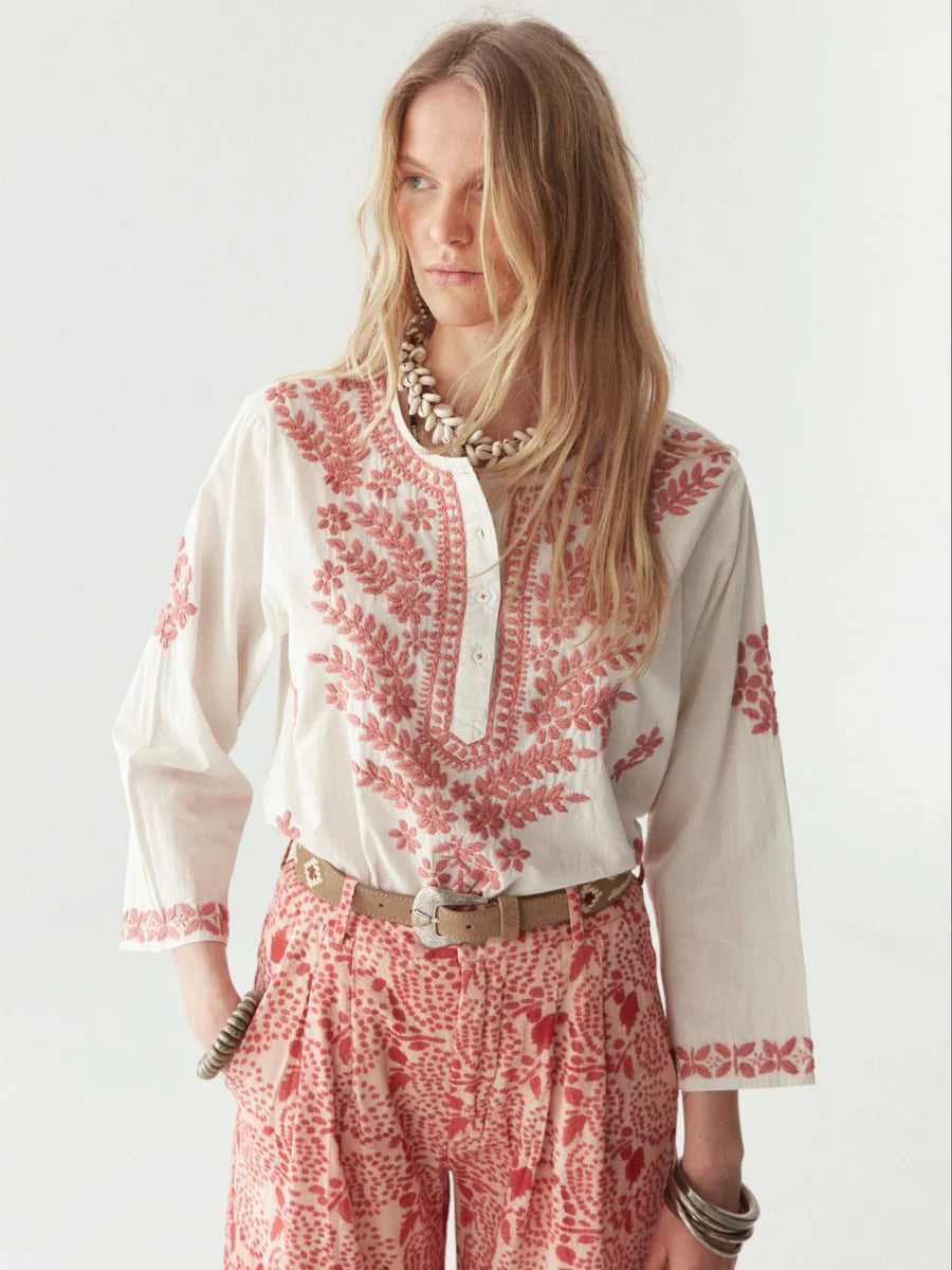 Maison Hotel | Shyla Blouse | Chikan Blossom