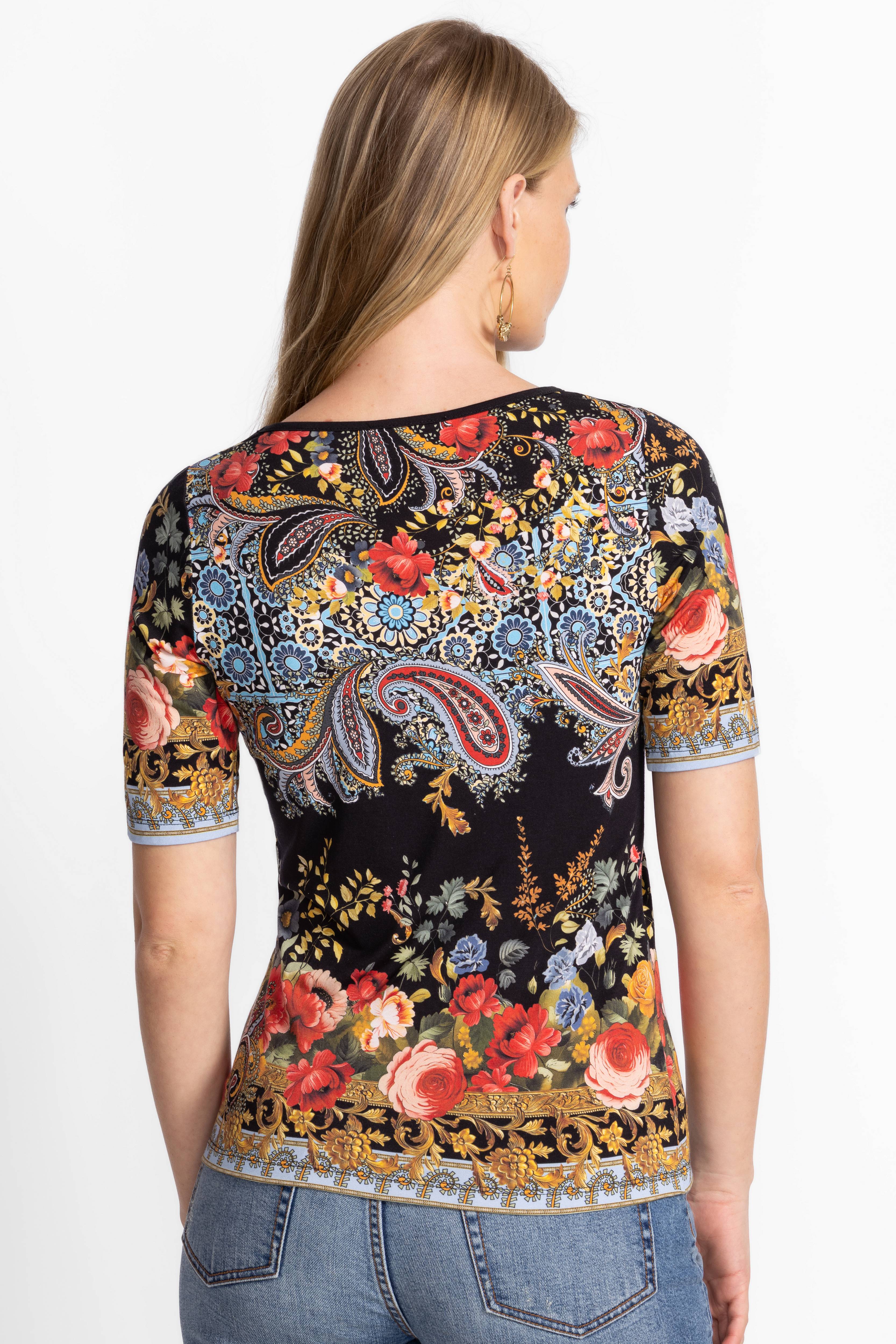 Johnny Was | The Janie Favourite Boat Neck Tee | Leto